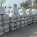 四平 白麻花岗岩石材圆球，石球，挡车球，隔离球，景观石球，风水球等