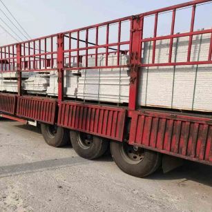 四平 白麻荔枝面外墙干挂，工厂装车日常