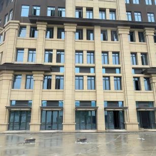 四平 黄金麻花岗岩荔枝面小区外墙干挂