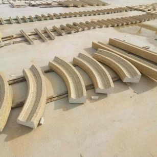 四平 黄金麻花岗岩别墅线条