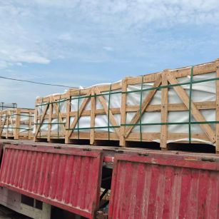 四平 芝麻白花岗岩地铺石出口专车-泰国游