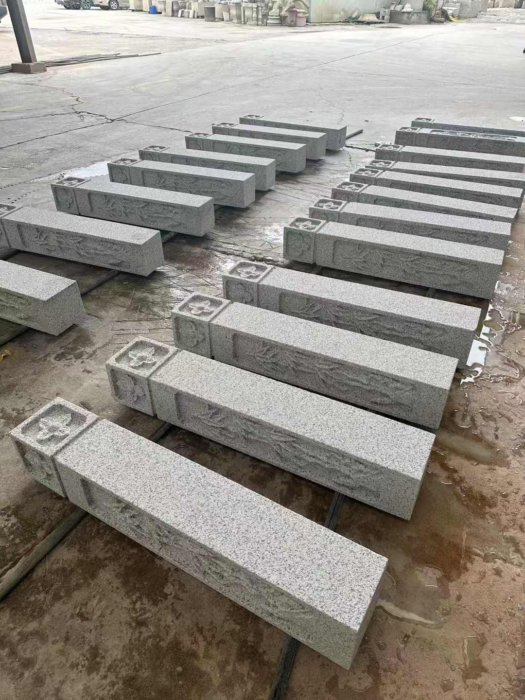 四平 白麻方柱雕花防水