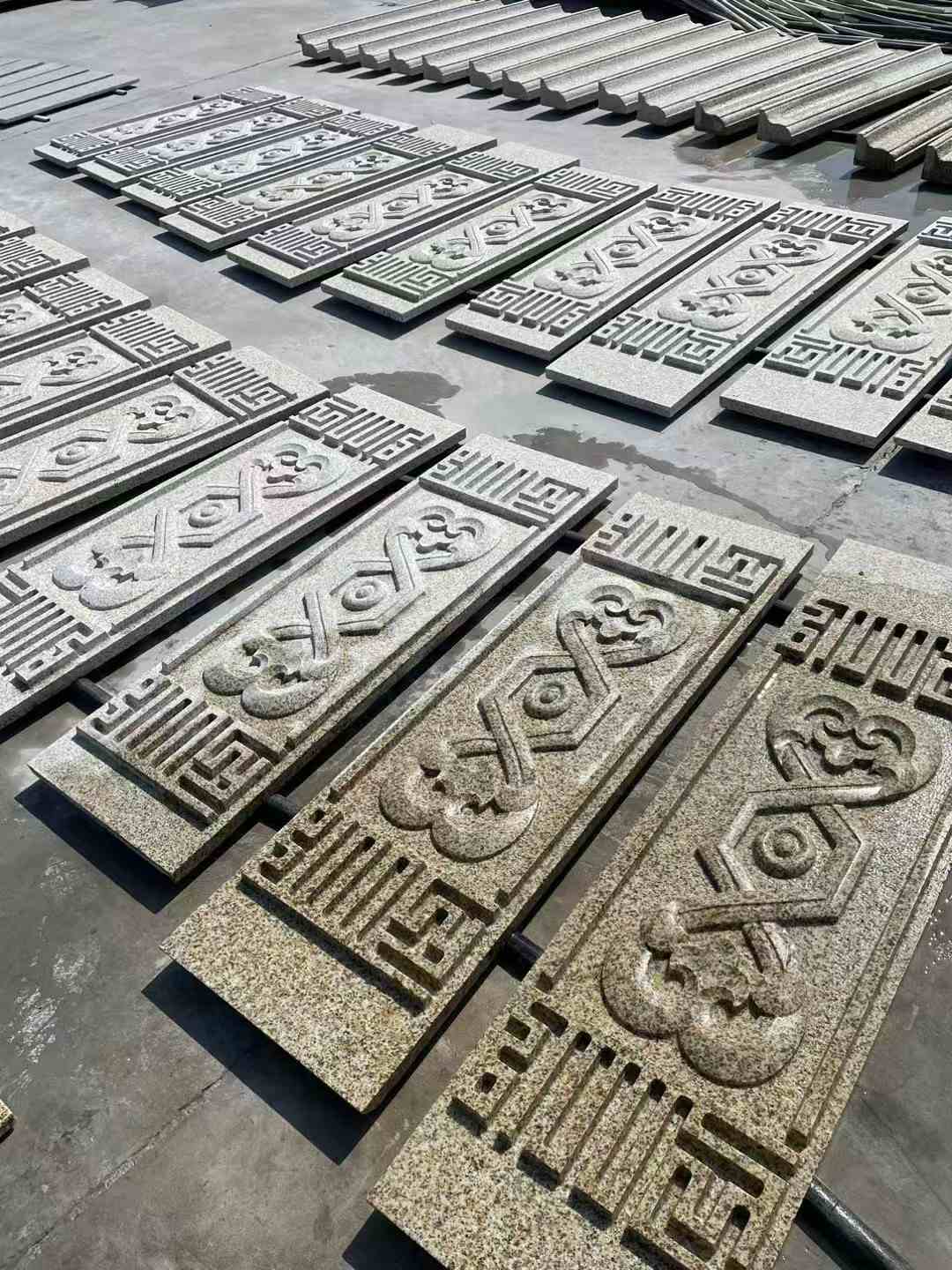 四平 黄金麻花岗岩外墙雕刻板