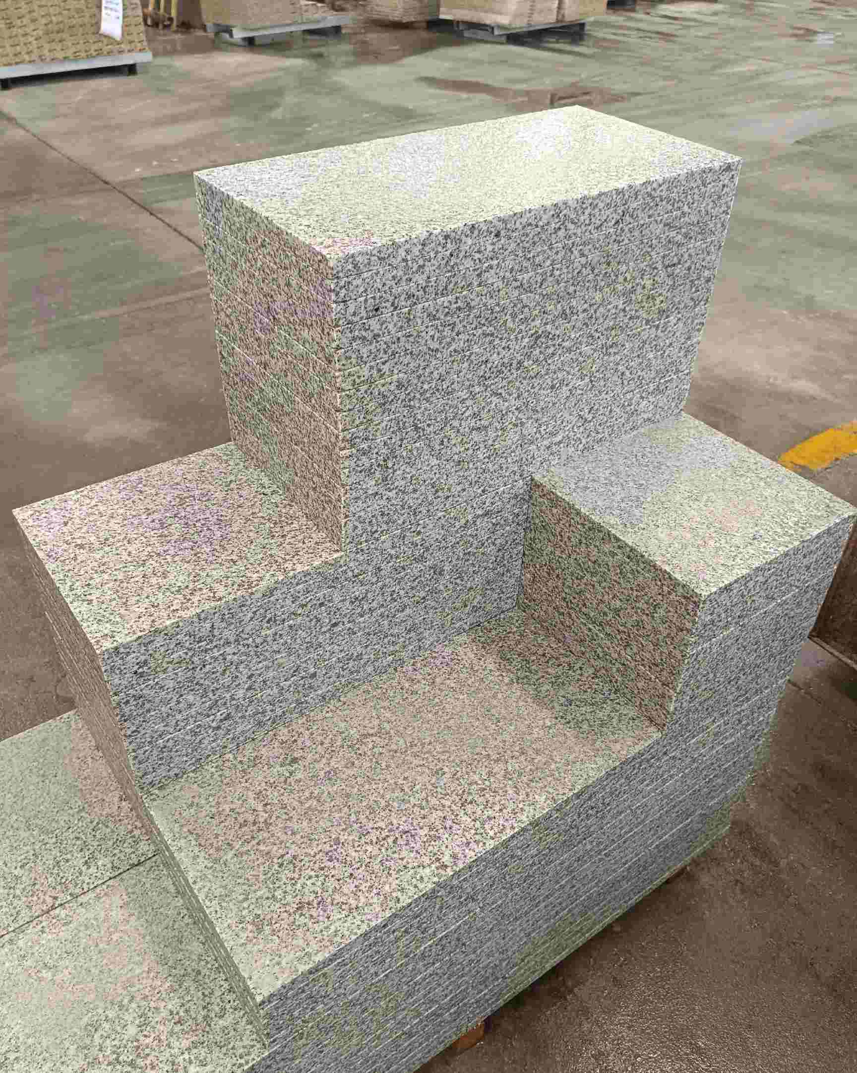 四平 白麻花岗岩荔枝面地铺石