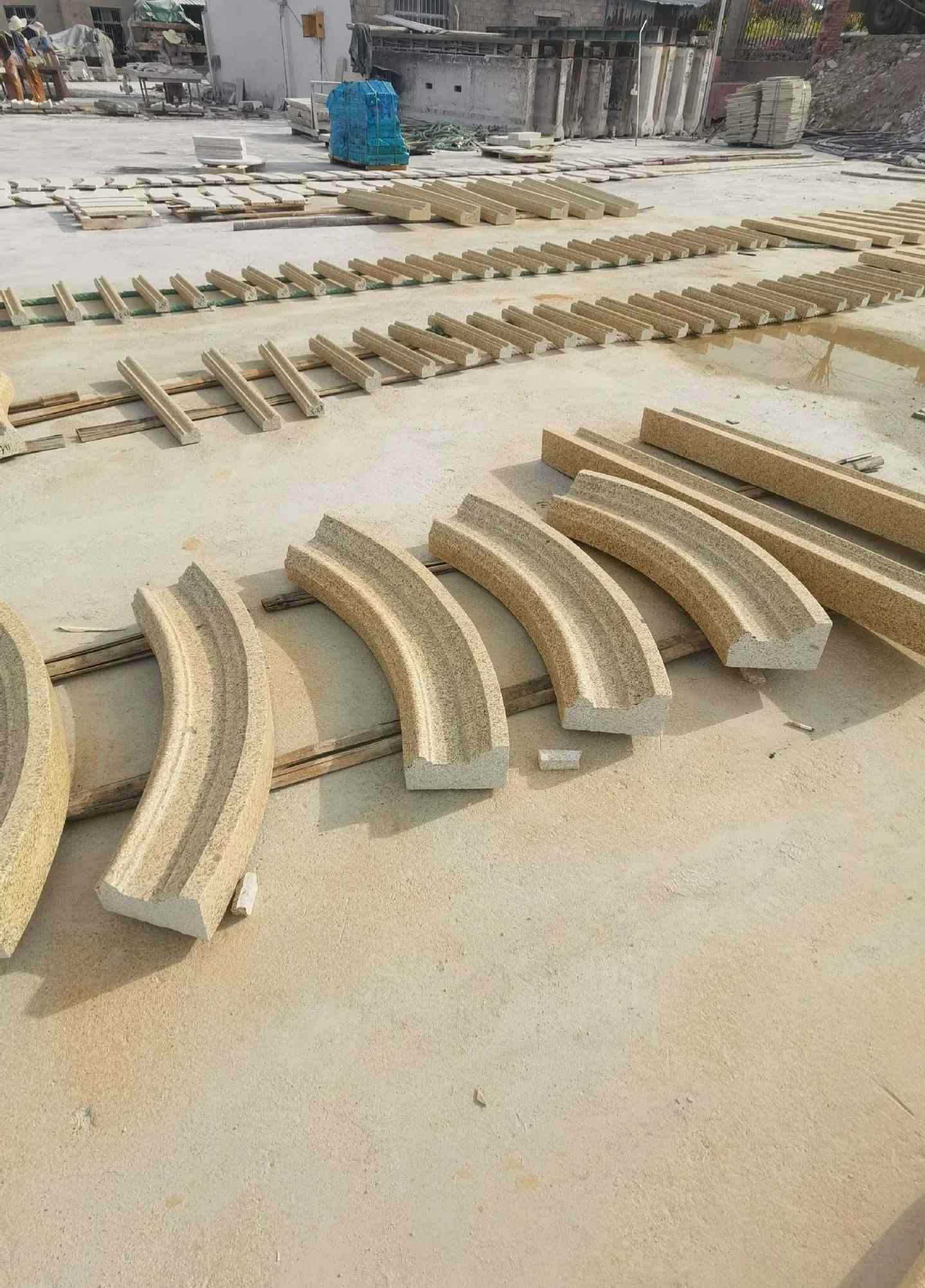 四平 黄金麻花岗岩别墅线条