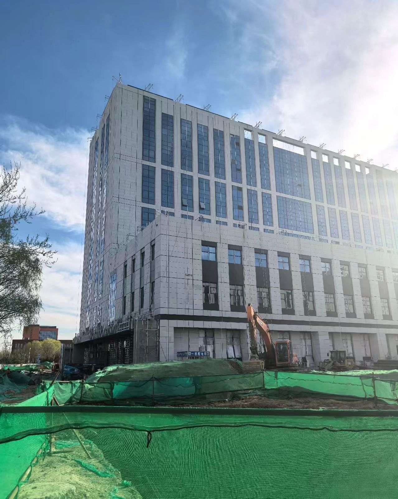 四平 白麻花岗岩石材外墙干挂