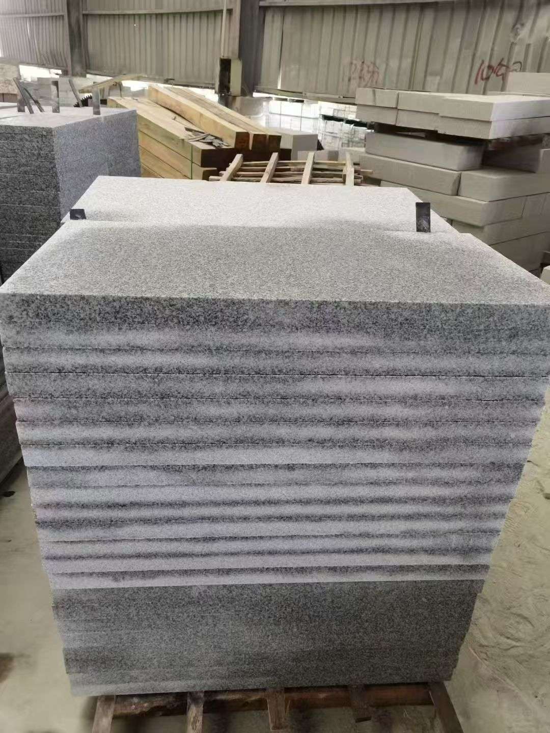 四平 芝麻白5公分火烧地铺成品，900*400，规格可定制