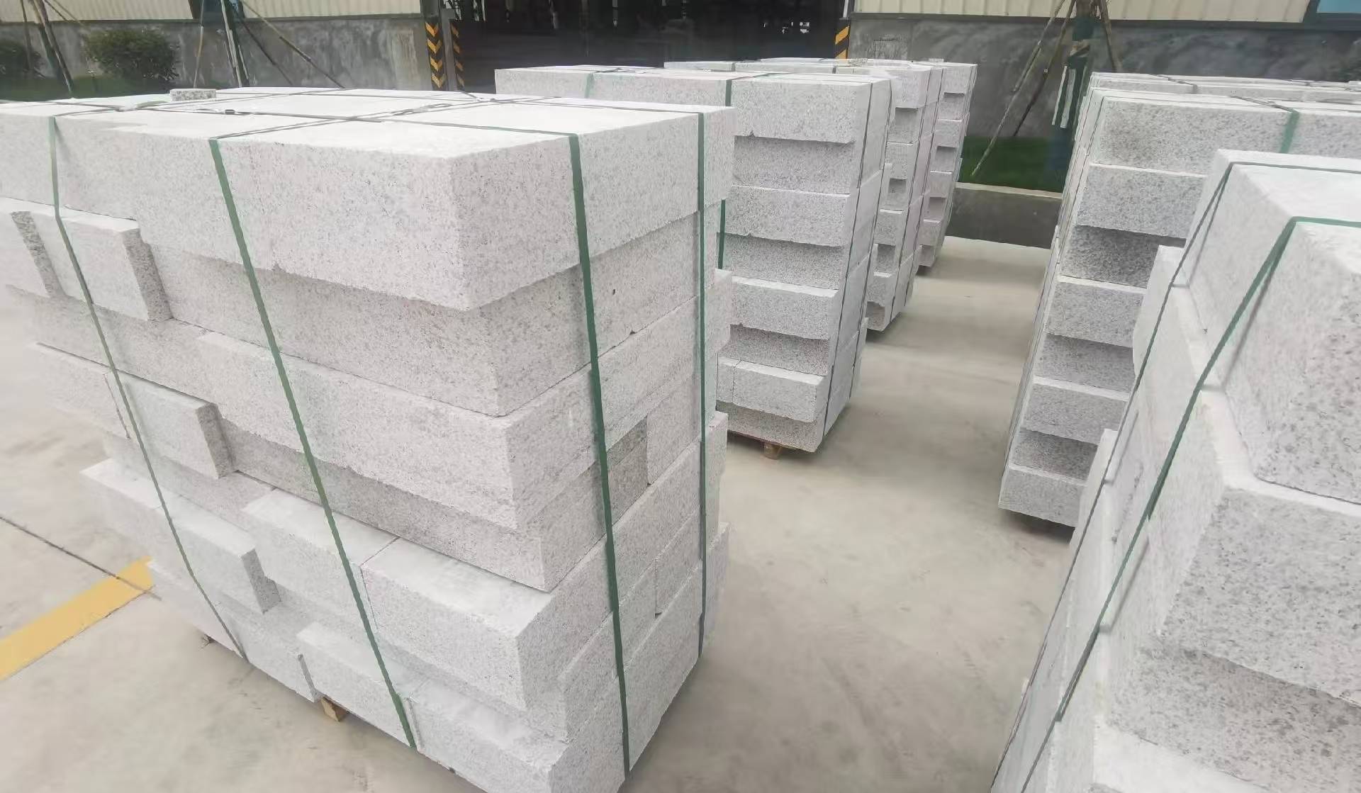 四平 白麻花岗岩路沿石，立缘石，平缘石，路牙石，道牙石，马路牙子等