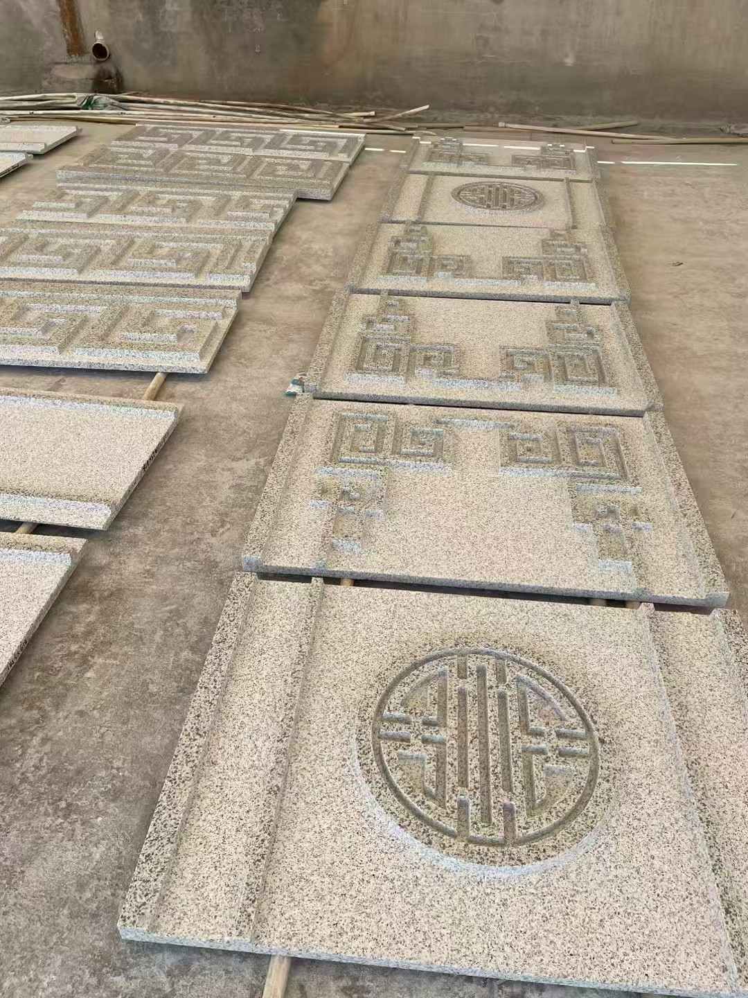 四平 白麻花岗岩外墙立面雕刻板